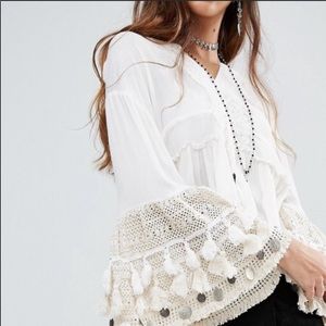 RAGA coin boho top